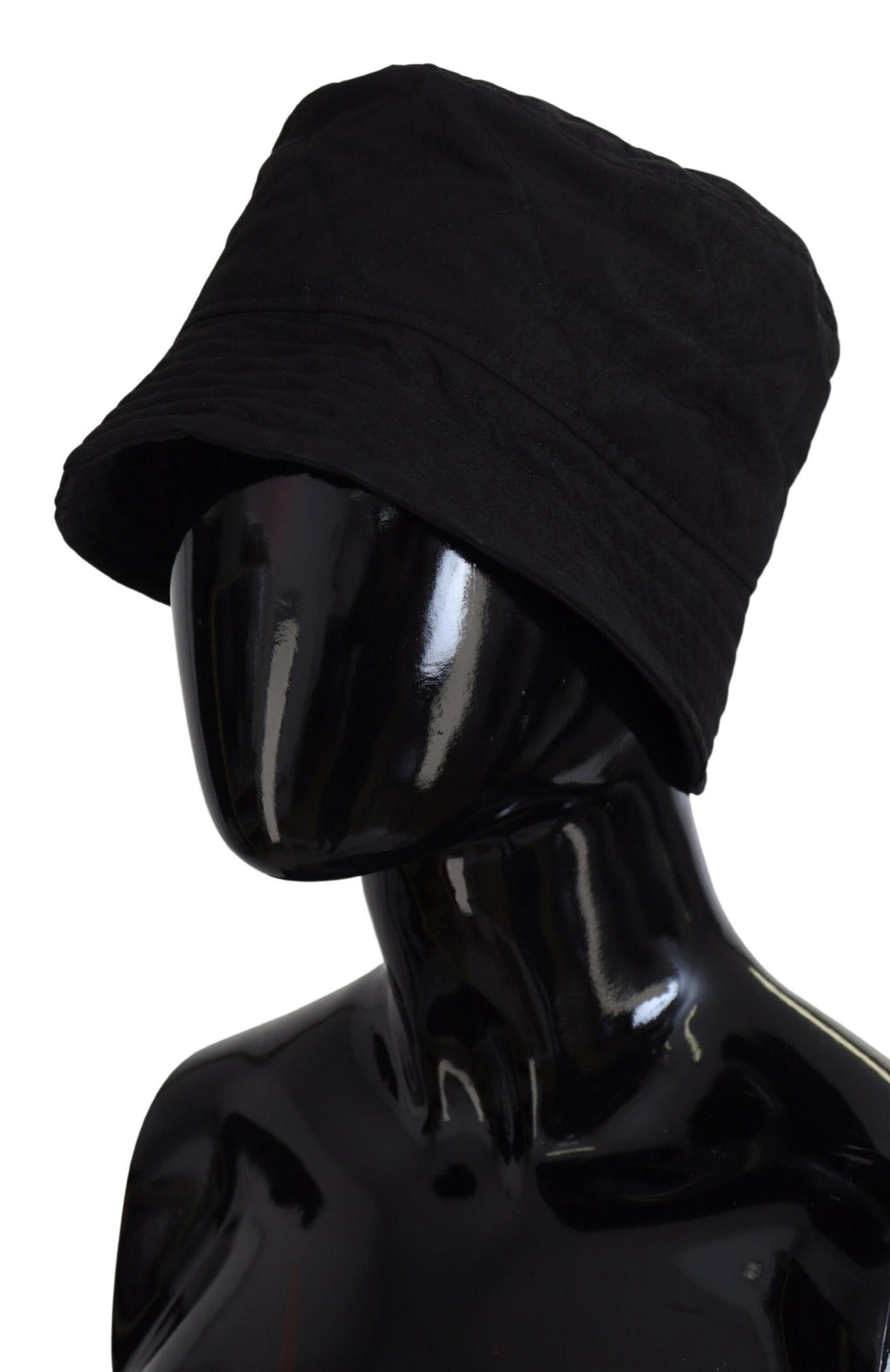Dolce & Gabbana Black Nylon Women's Bucket Cap Hat