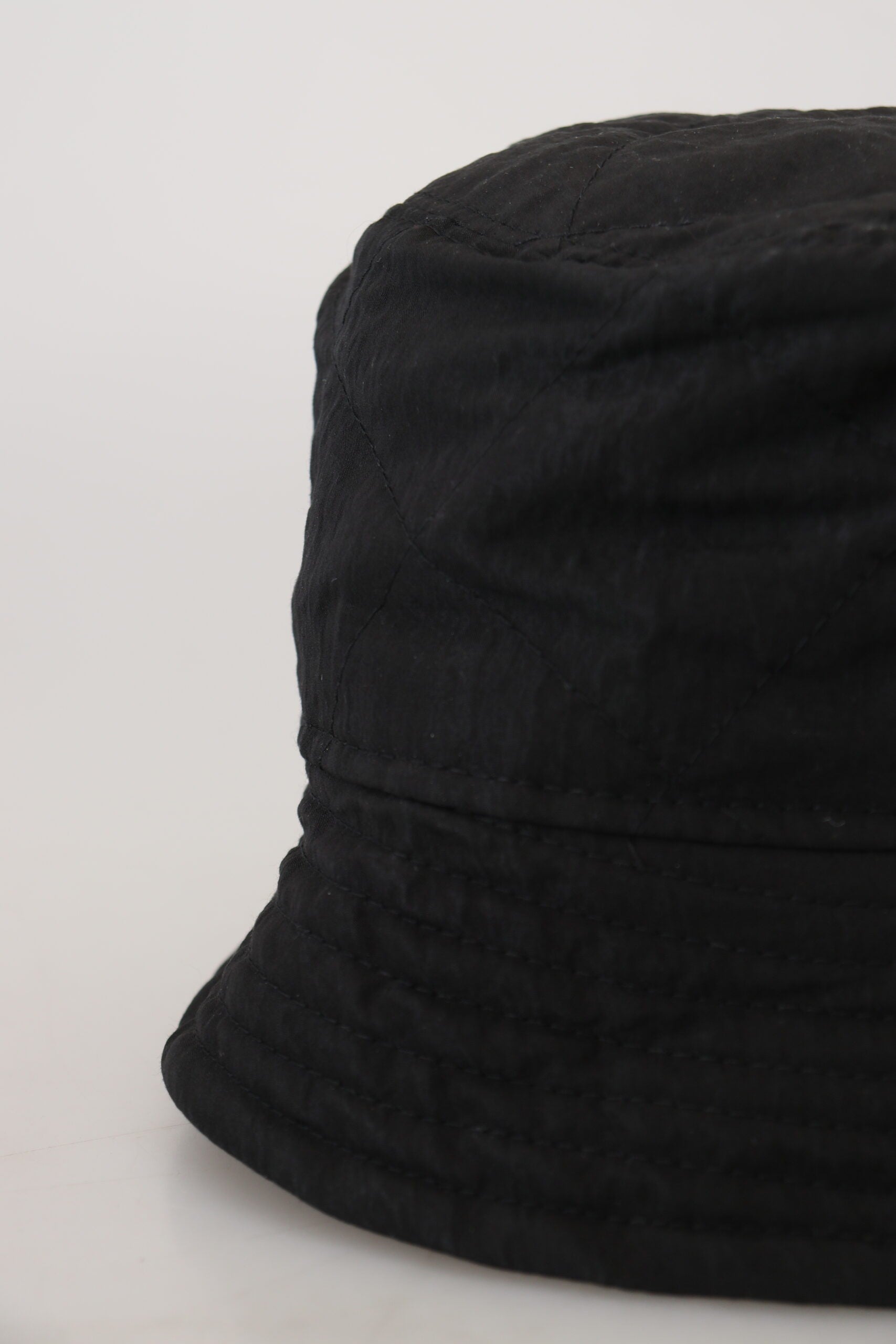Dolce & Gabbana Black Nylon Women's Bucket Cap Hat