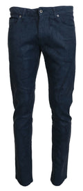 Extra Blue Cotton Tapered Slim Fit Men's Casual Denim Jeans