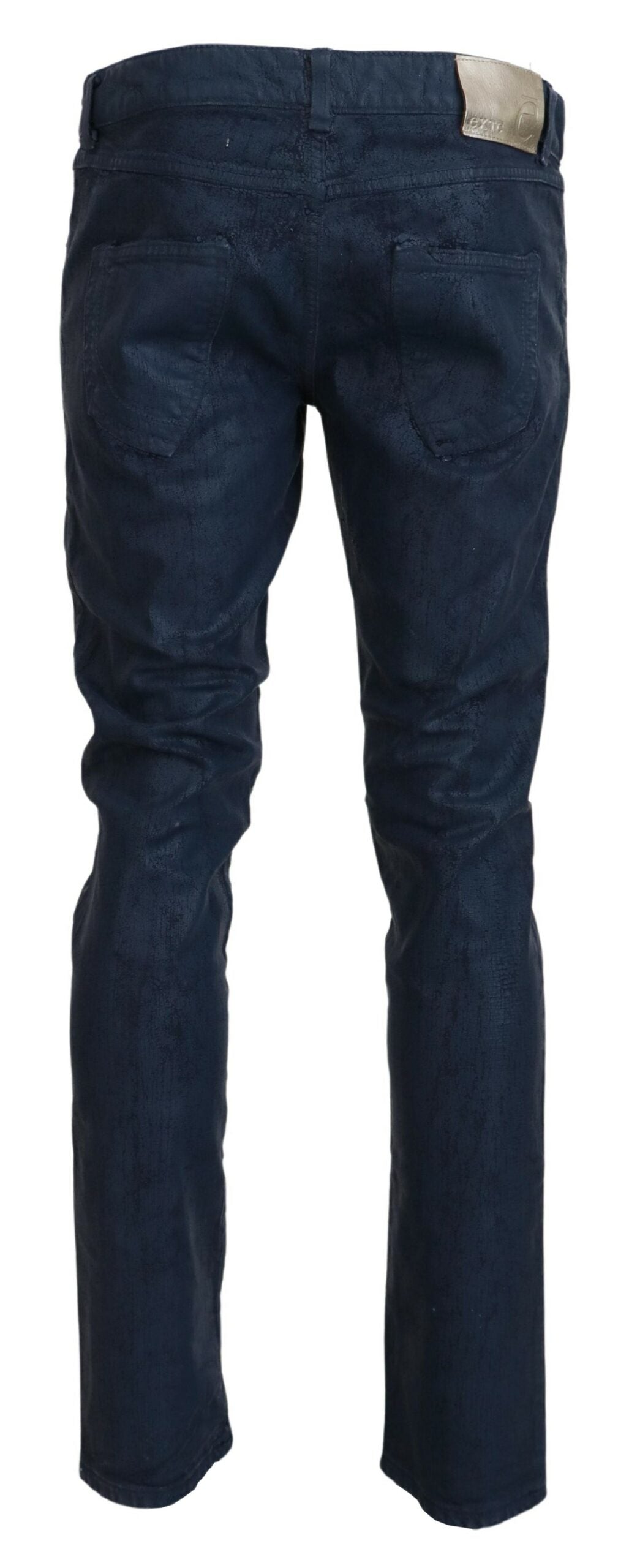 Extra Blue Cotton Tapered Slim Fit Men's Casual Denim Jeans