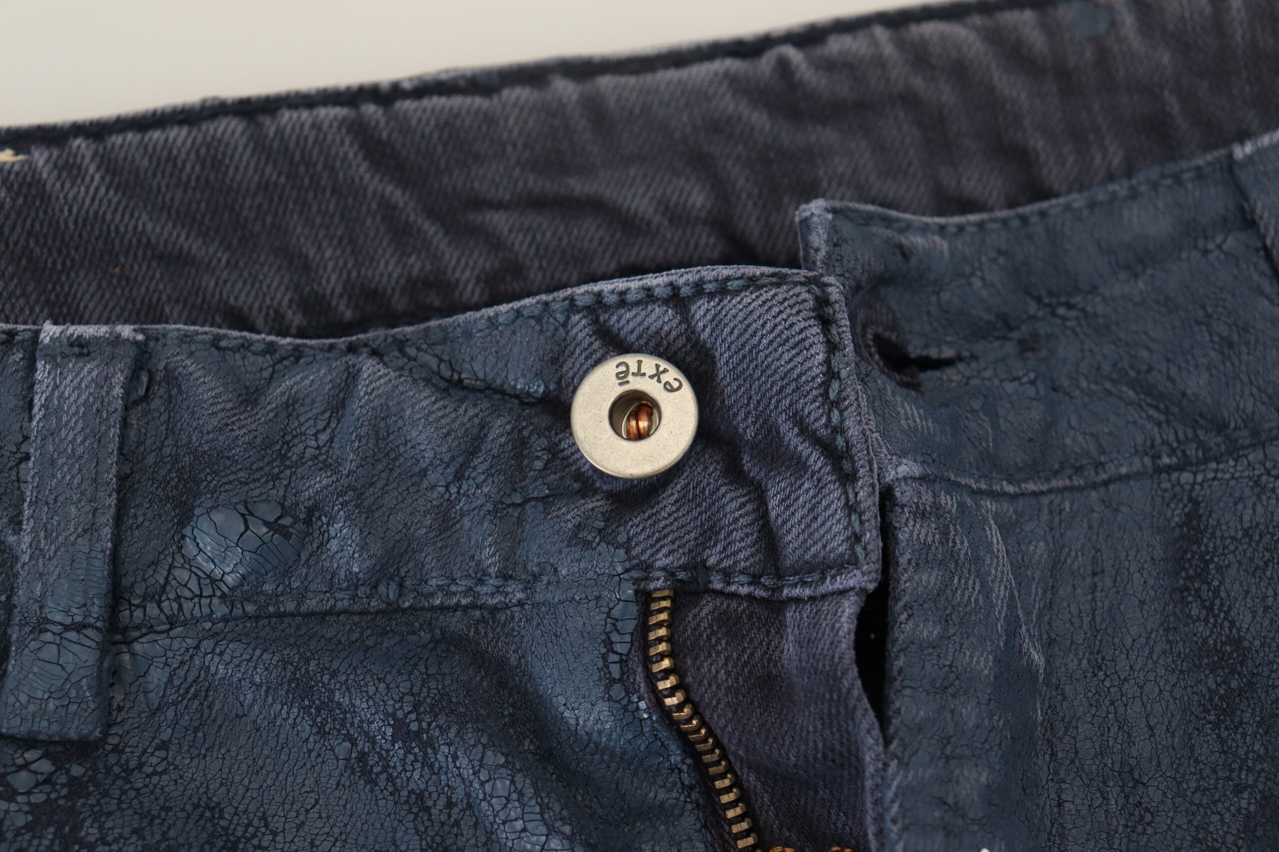 Extra Blue Cotton Tapered Slim Fit Men's Casual Denim Jeans
