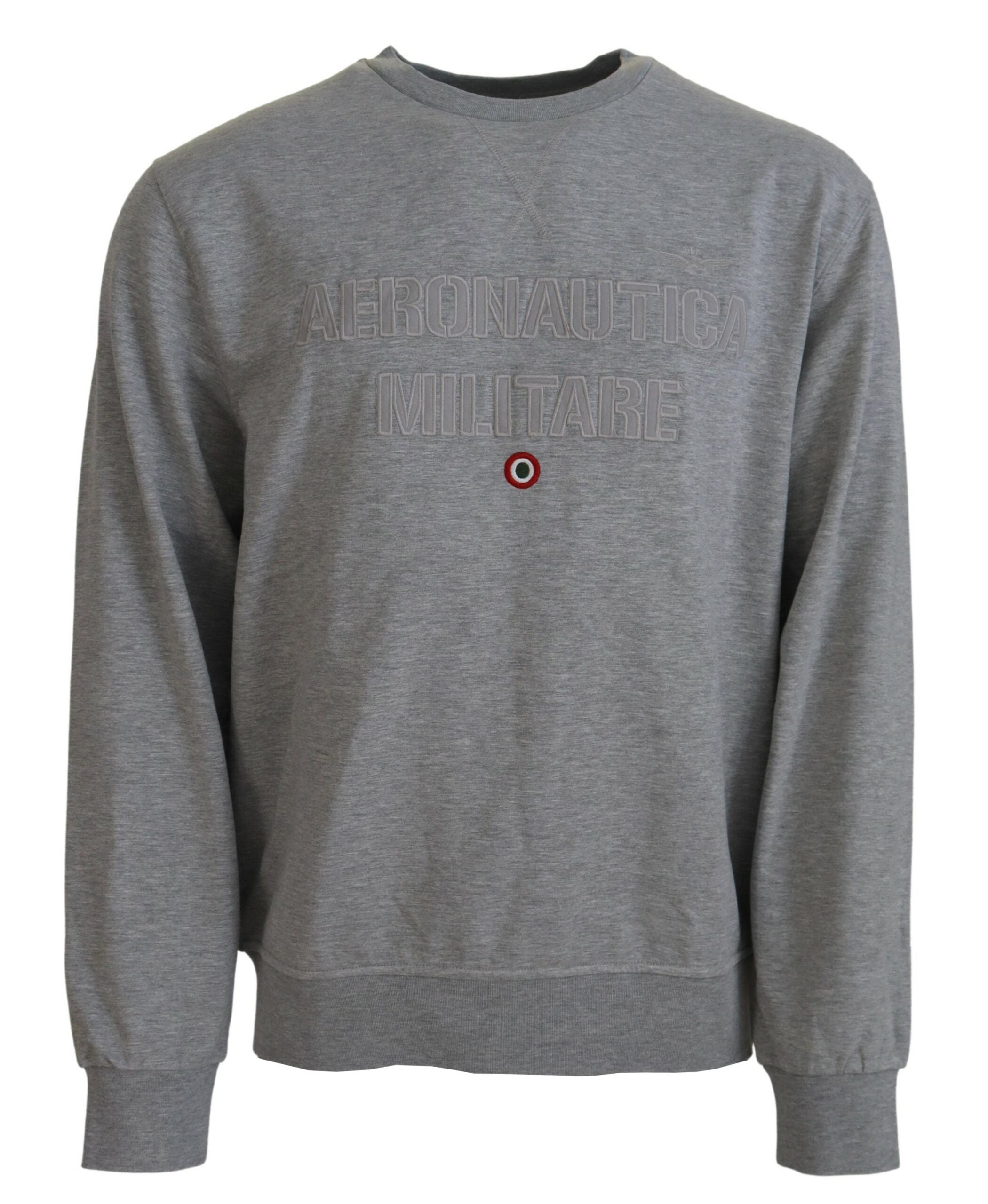 Aeronautica Militare Grauer Herren Pullover Sweatshirt Pullover