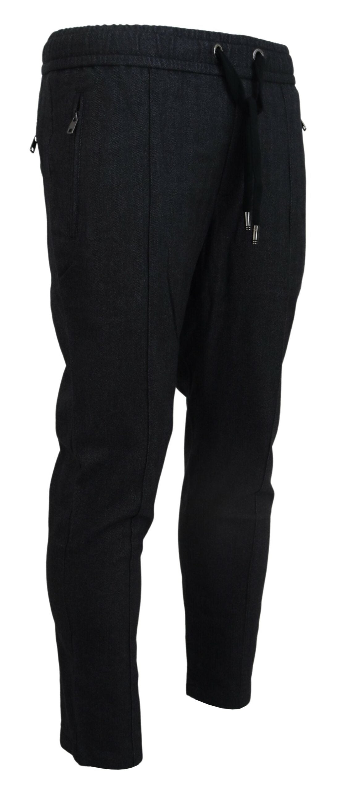 Dolce & Gabbana Men's Grey Cotton Jogger Pants