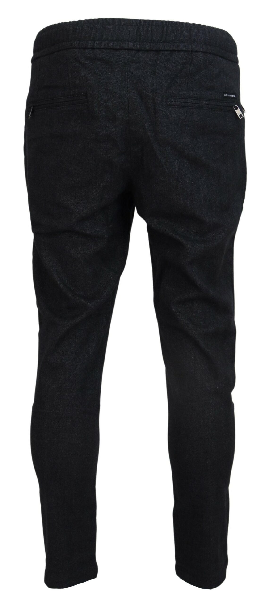 Dolce & Gabbana Men's Grey Cotton Jogger Pants
