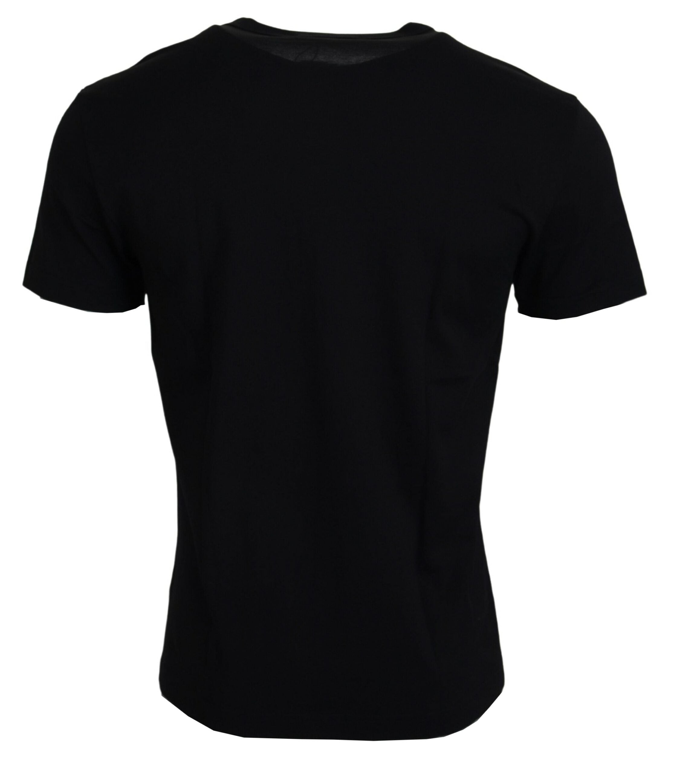 Dolce & Gabbana Black Sneak Peek Short-Sleeve Cotton T-Shirt