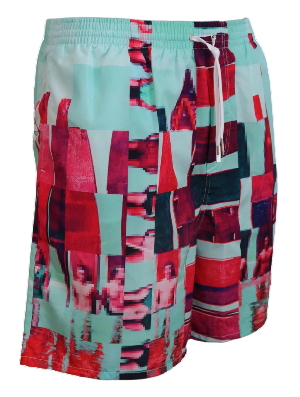 Dsquared² Mehrfarbig bedruckte Strandbekleidung Shorts Bademode