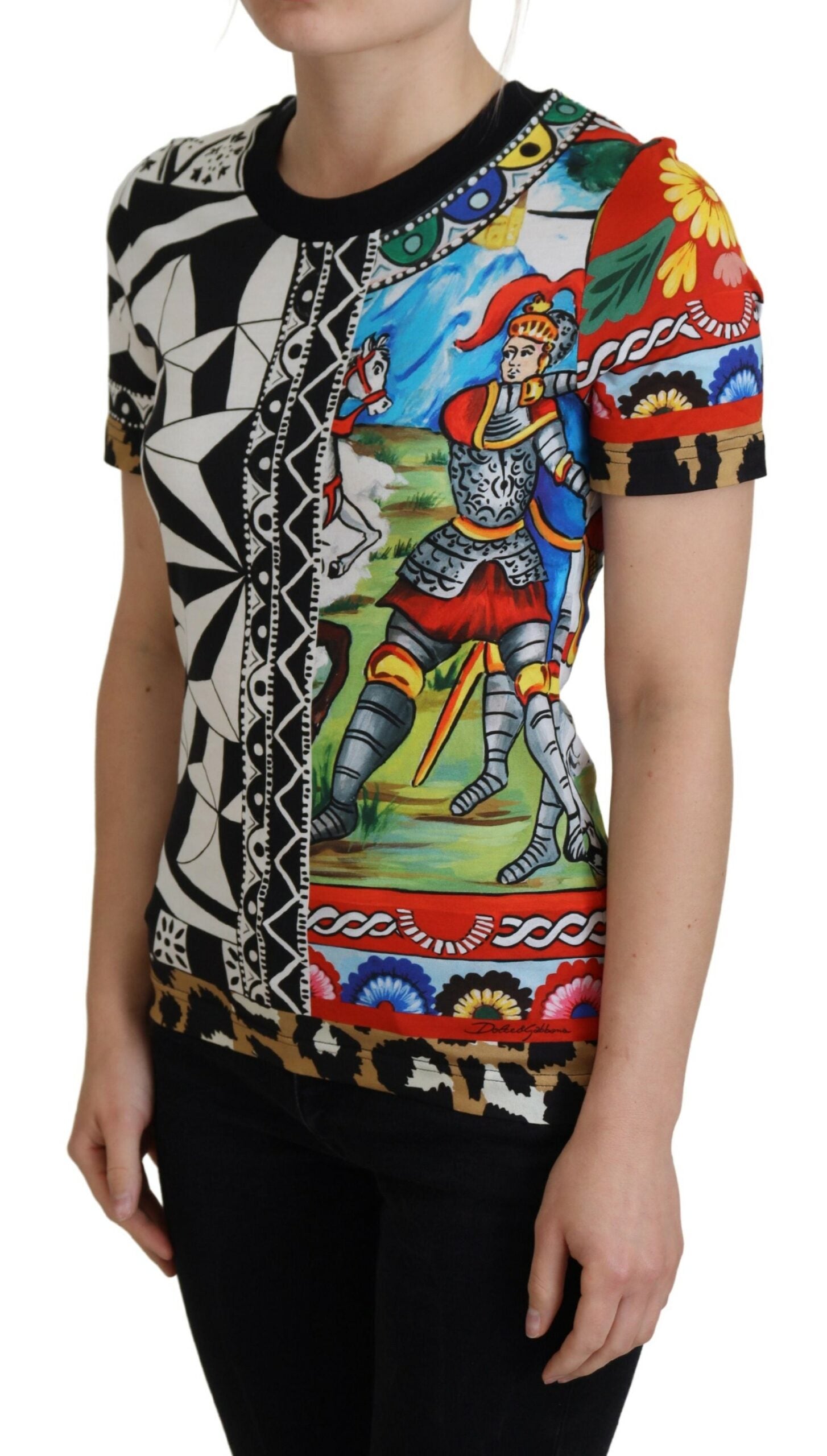 Dolce & Gabbana Multicolor Printed Women's Exclusive Shirt Top