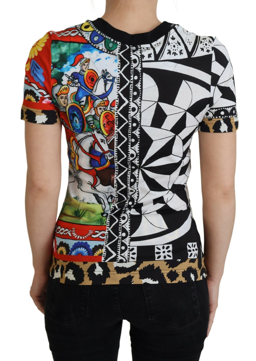 Dolce & Gabbana Multicolor Printed Women's Exclusive Shirt Top