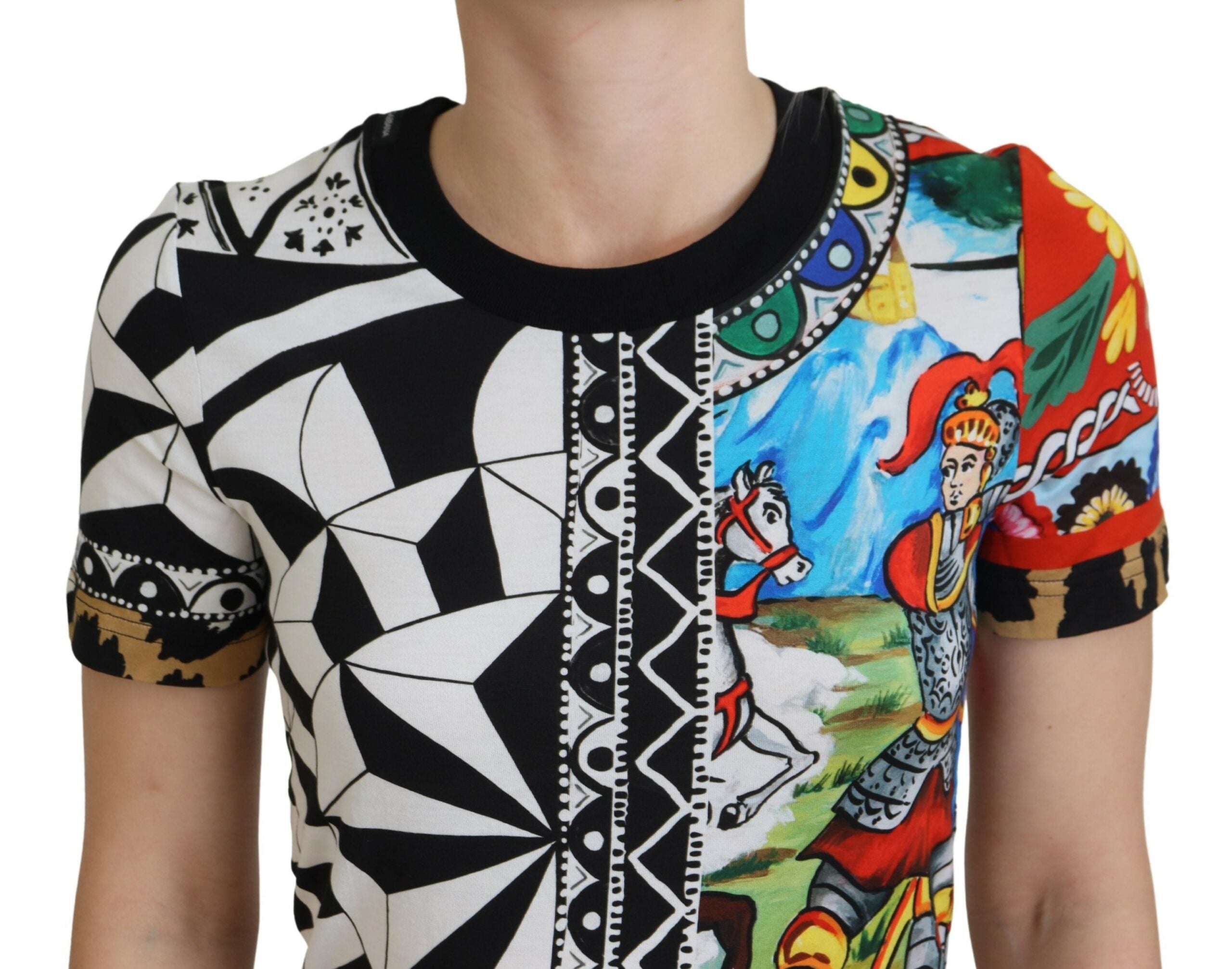 Dolce & Gabbana Multicolor Printed Women's Exclusive Shirt Top