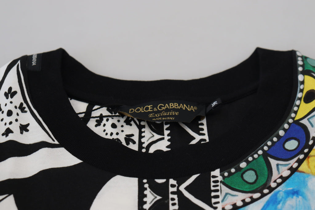 Dolce & Gabbana Multicolor Printed Women's Exclusive Shirt Top