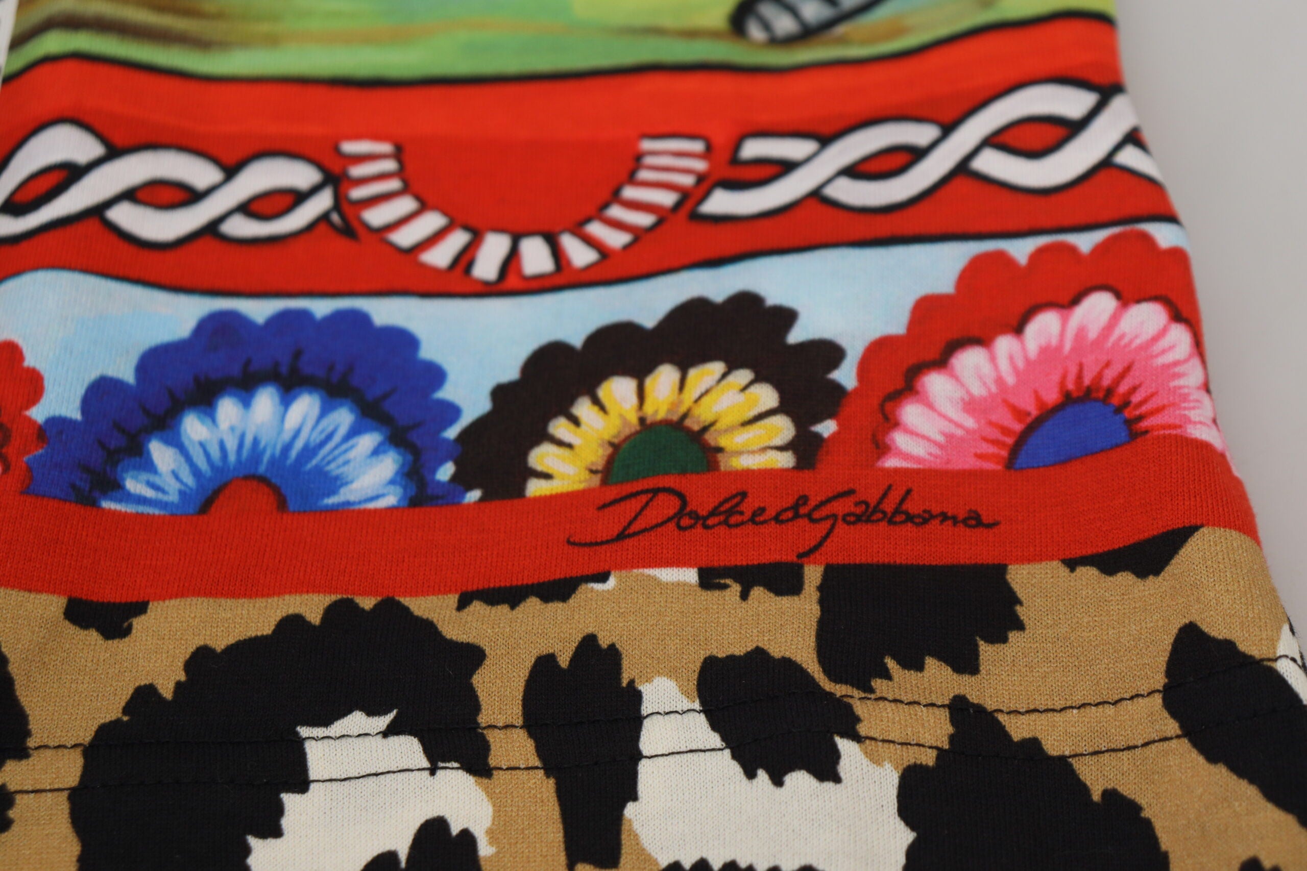Dolce & Gabbana Multicolor Printed Women's Exclusive Shirt Top