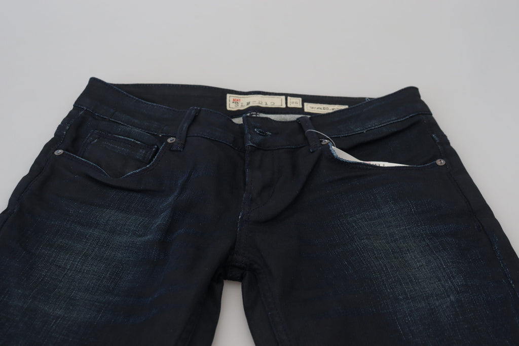 Eight Blue Low Waist Slim Fit Women's Denim Jeans