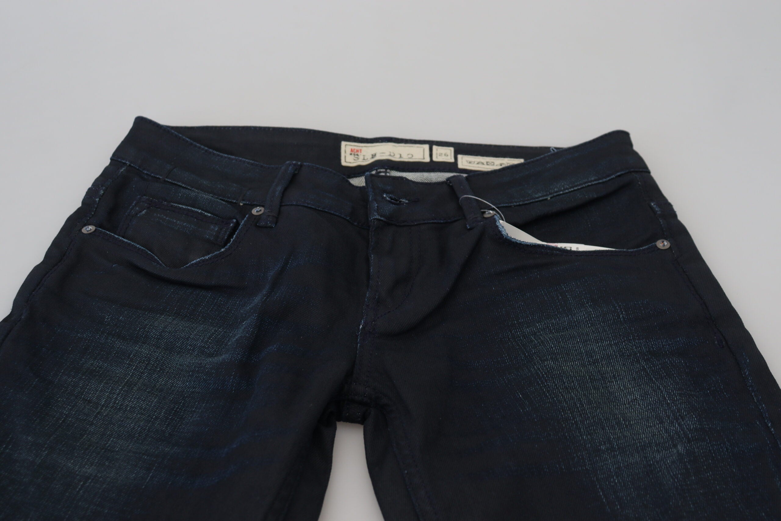 Eight Blue Low Waist Slim Fit Women's Denim Jeans