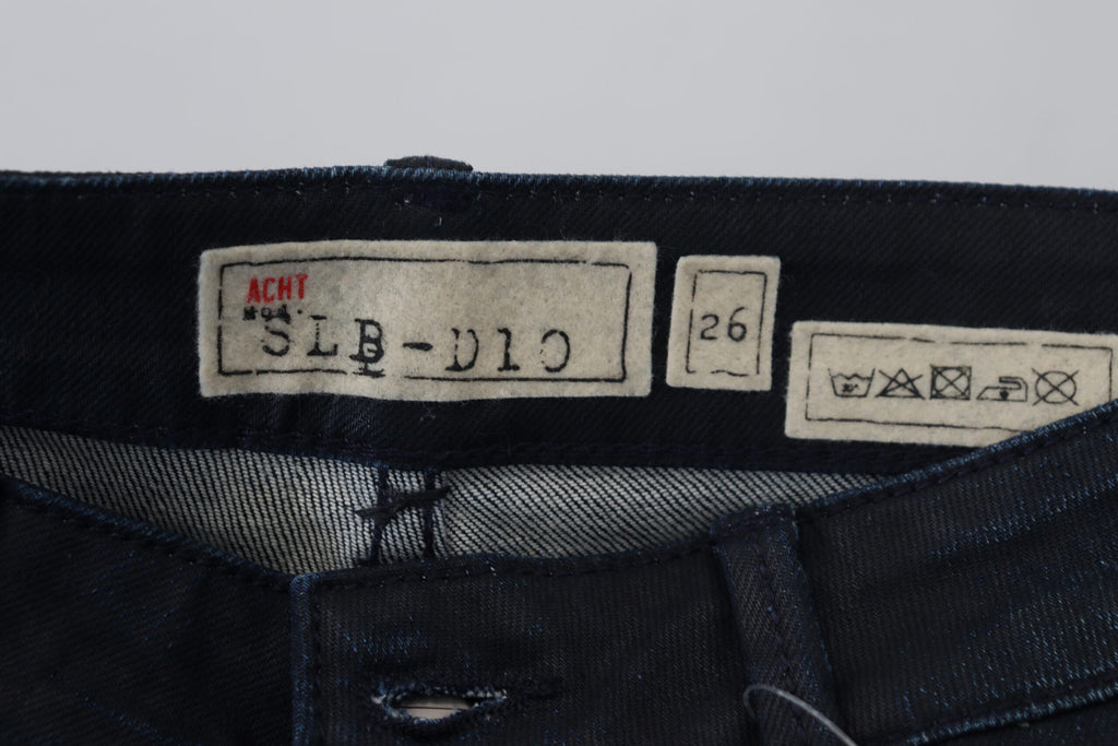 Eight Blue Low Waist Slim Fit Women's Denim Jeans