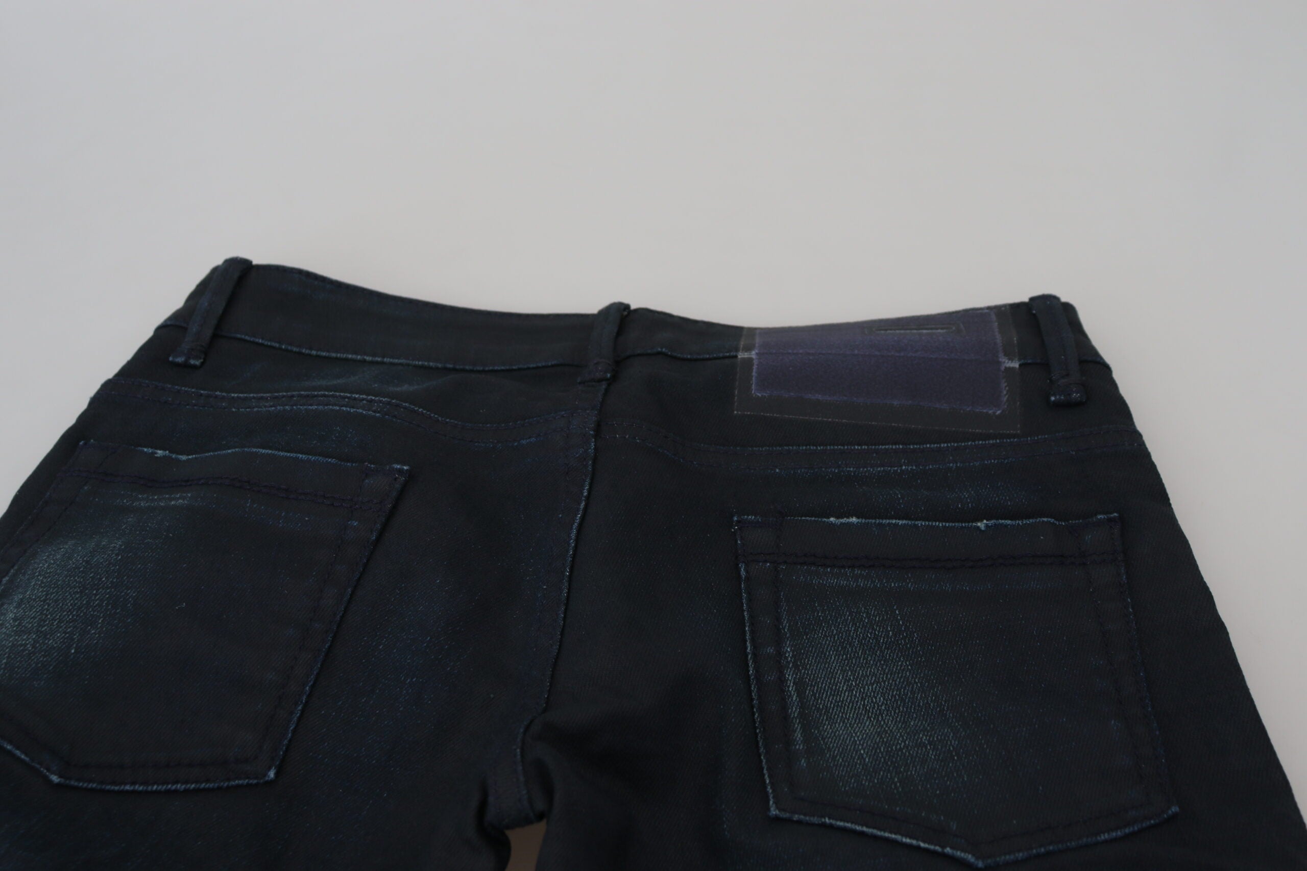 Eight Blue Low Waist Slim Fit Women's Denim Jeans