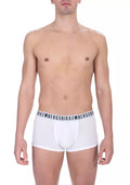 Bikkembergs Herren-Shorts aus weißer Baumwolle