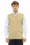 Alpha Studio Beige Viskose-Jacke für Herren