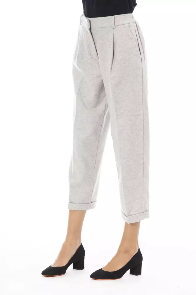 Alpha Studio Elegante Wollhose für Damen
