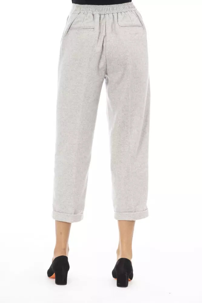 Alpha Studio Elegante Wollhose für Damen