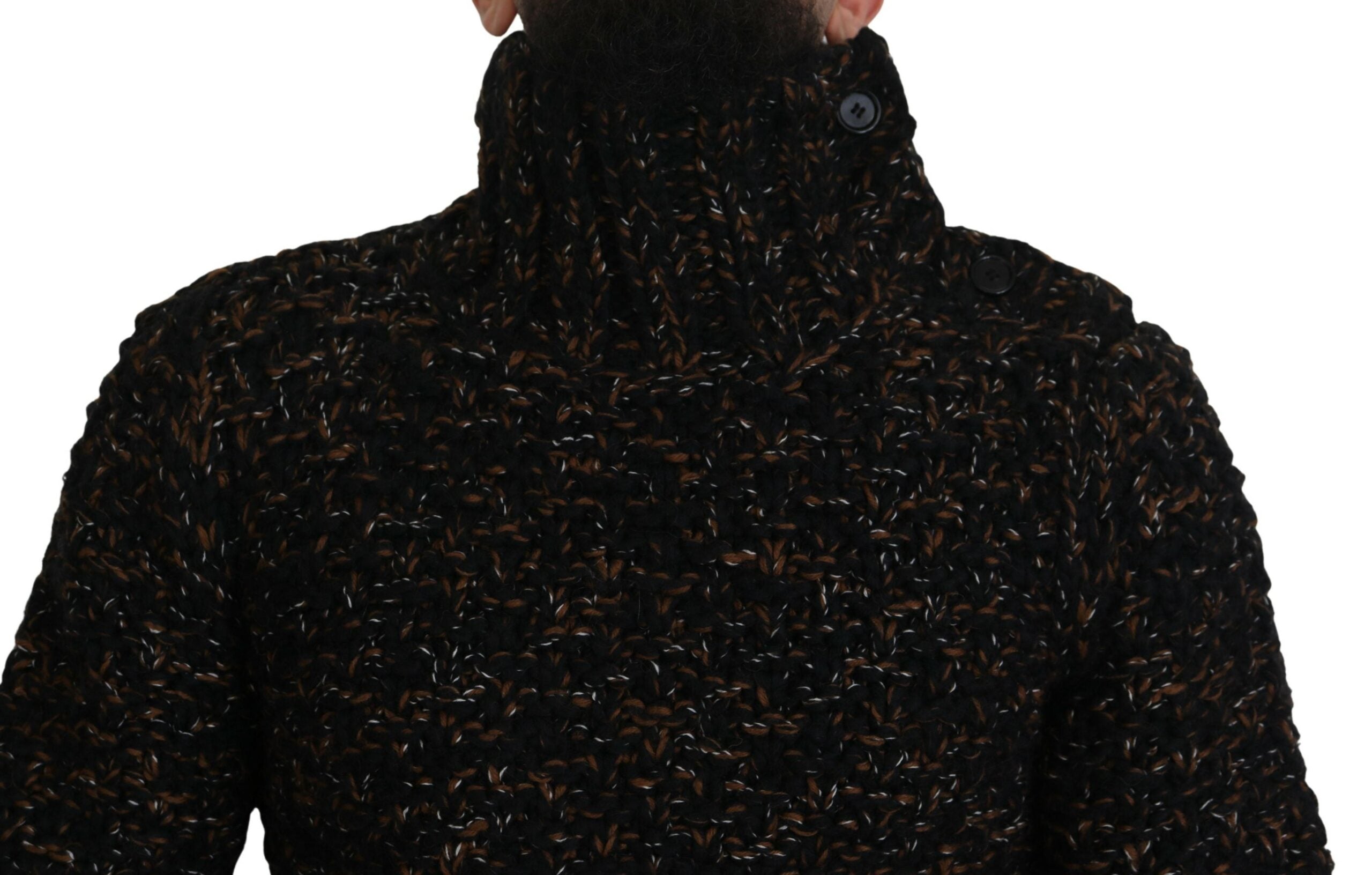 Dolce & Gabbana Brown Fatto A Mano Turtleneck Sweater