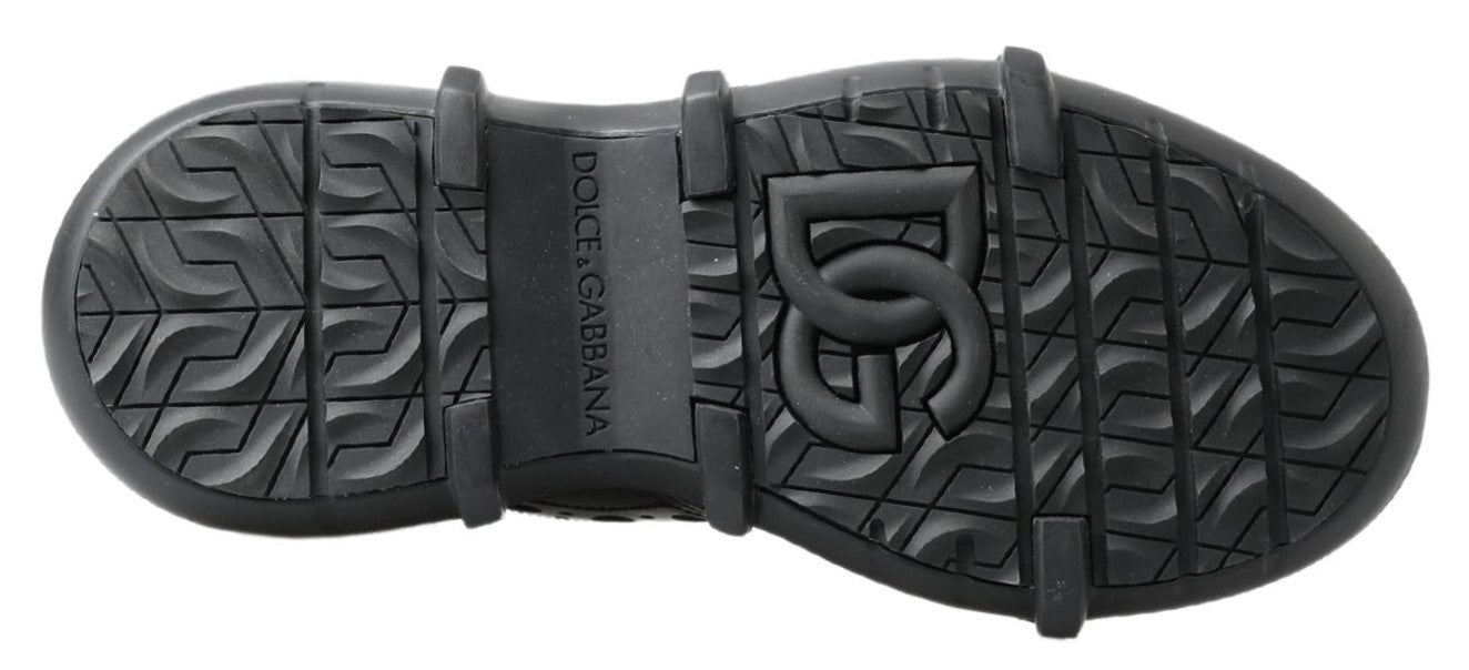 Dolce & Gabbana Black Leather Casual Boots