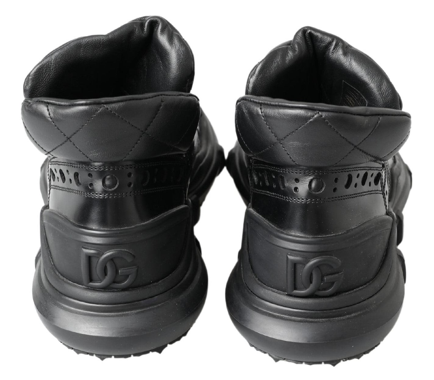 Dolce & Gabbana Black Leather Casual Boots