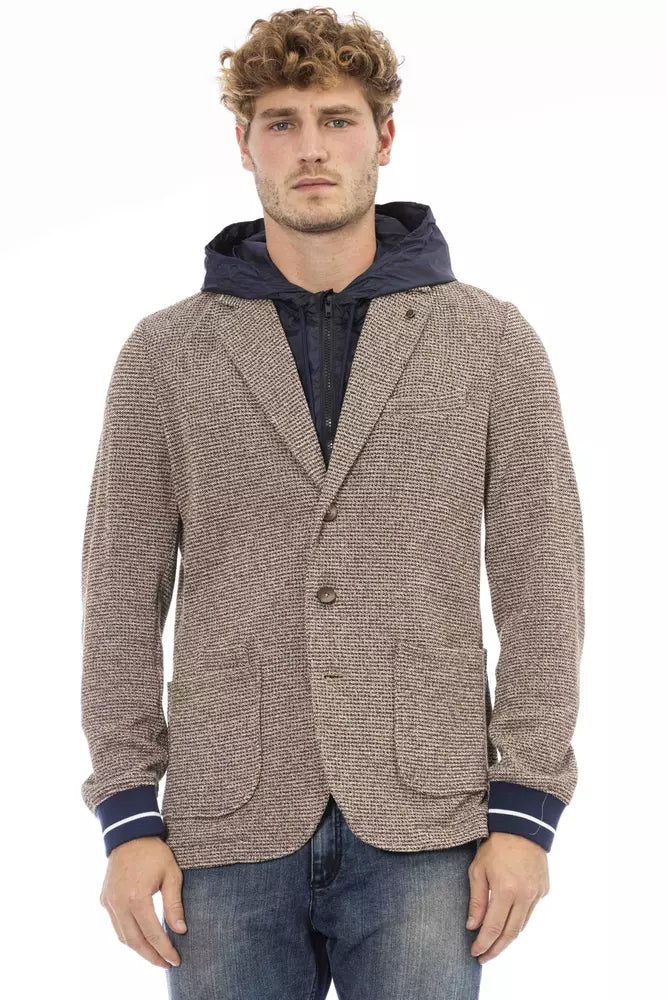 Distretto12 Chic waterproof hooded fabric jacket