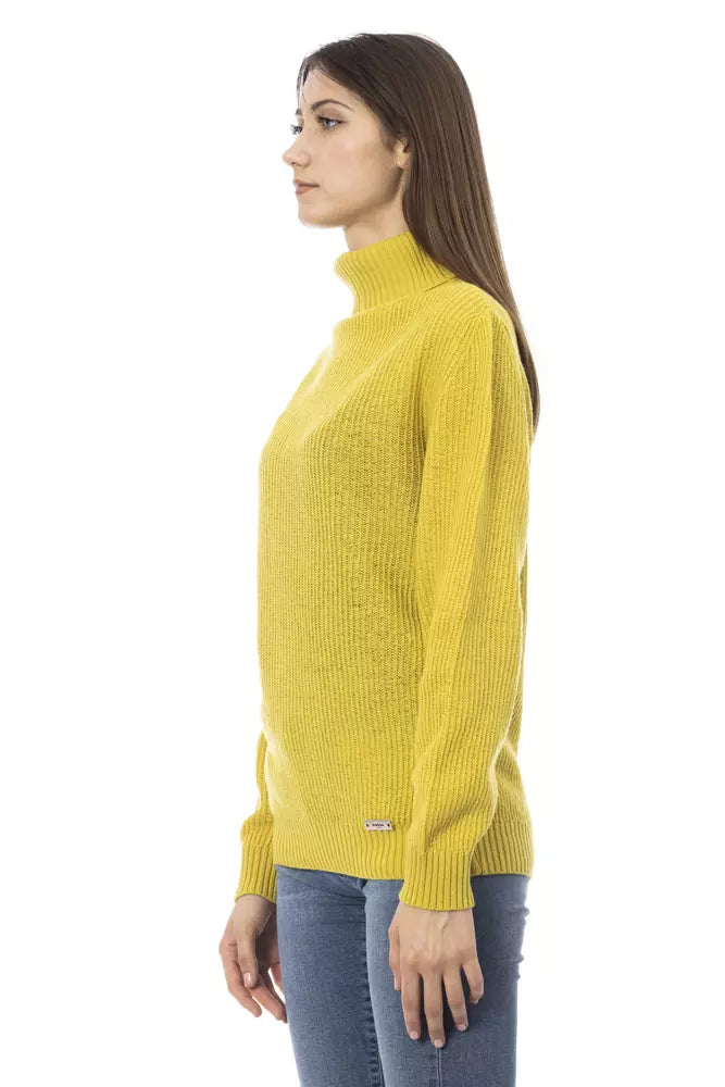 Baldinini Trend Women's Yellow Wool Sweater