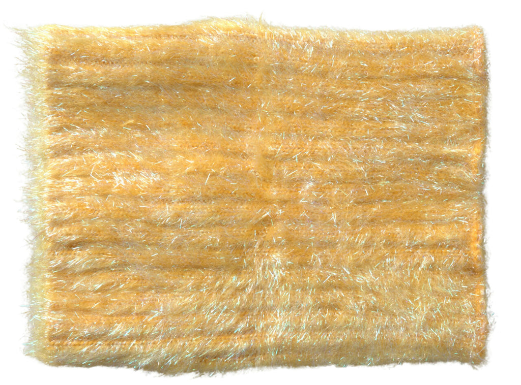 Dolce & Gabbana Gelber Polyester-Mohairfaser-Halstuchschal