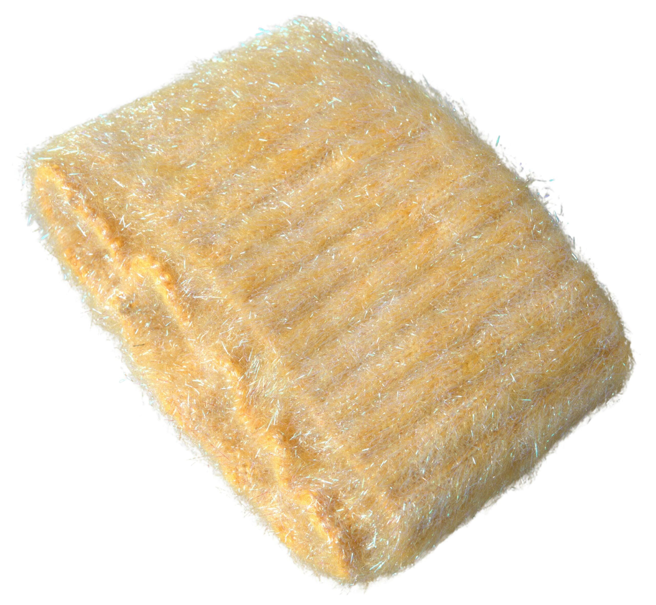 Dolce & Gabbana Yellow Polyester Mohair Fiber Scarf
