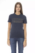 Baldinini Trend Women's Blue Cotton T-Shirt