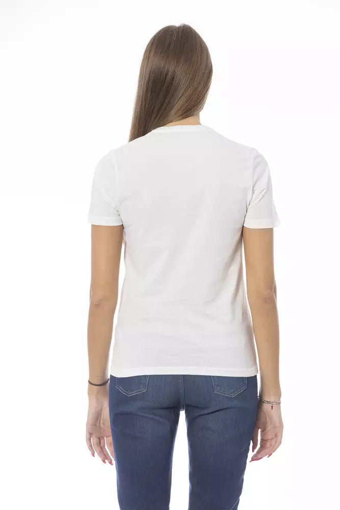 Baldinini Trend Women's White Cotton T-Shirt