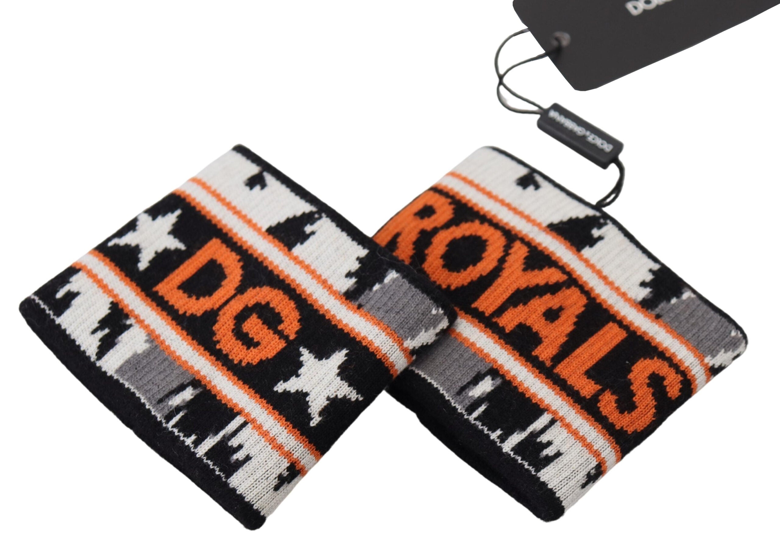 Dolce & Gabbana Zweiteiliges Set in Orange und Grau DG Royal Wristband