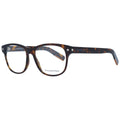 Ermenegildo Zegna Brown Plastic Eyeglass Frames
