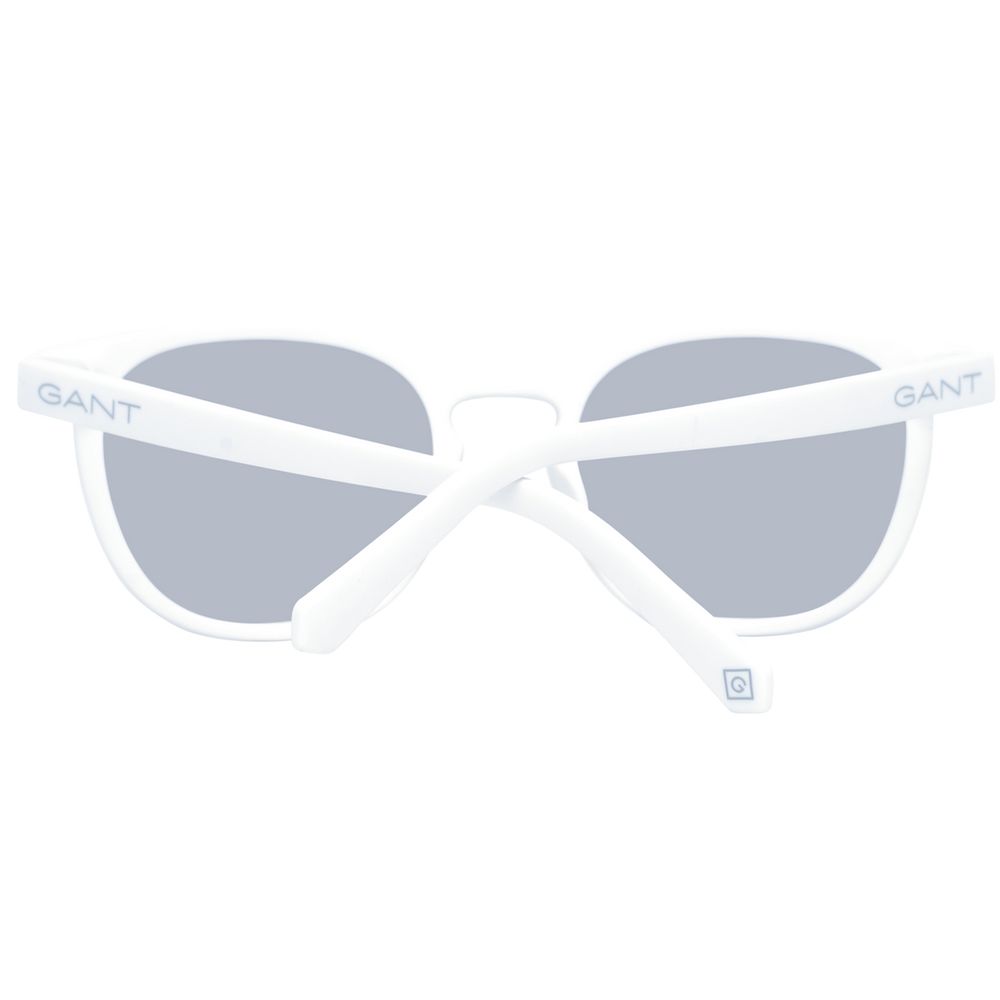 Gant Weiße Sonnenbrille aus Kunststoff