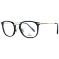 Omega Brille aus schwarzem Metall & Kunststoff (Gestell)