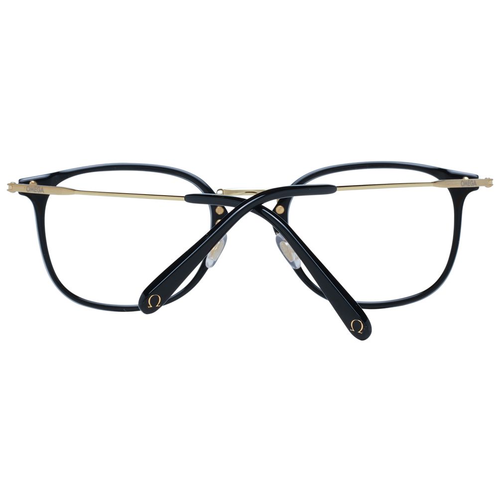 Omega Brille aus schwarzem Metall & Kunststoff (Gestell)