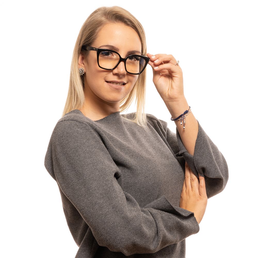 Yohji Yamamoto Schwarze Kunststoffbrille (Gestell)