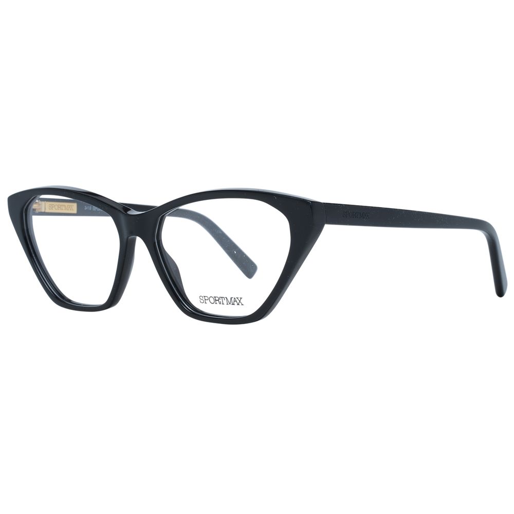 Sportmax Schwarze Acetat-Brille (Gestell)