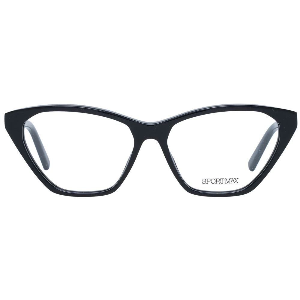 Sportmax Schwarze Acetat-Brille (Gestell)
