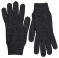 Dolce & Gabbana Graue Schurwolle stricken Hände Mitten Männer Handschuhe