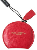Dolce & Gabbana Handspiegelhalter aus rotem Kalbsleder