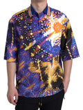 Dolce & Gabbana Luminaire Print Cotton Polo Top Men's Shirt