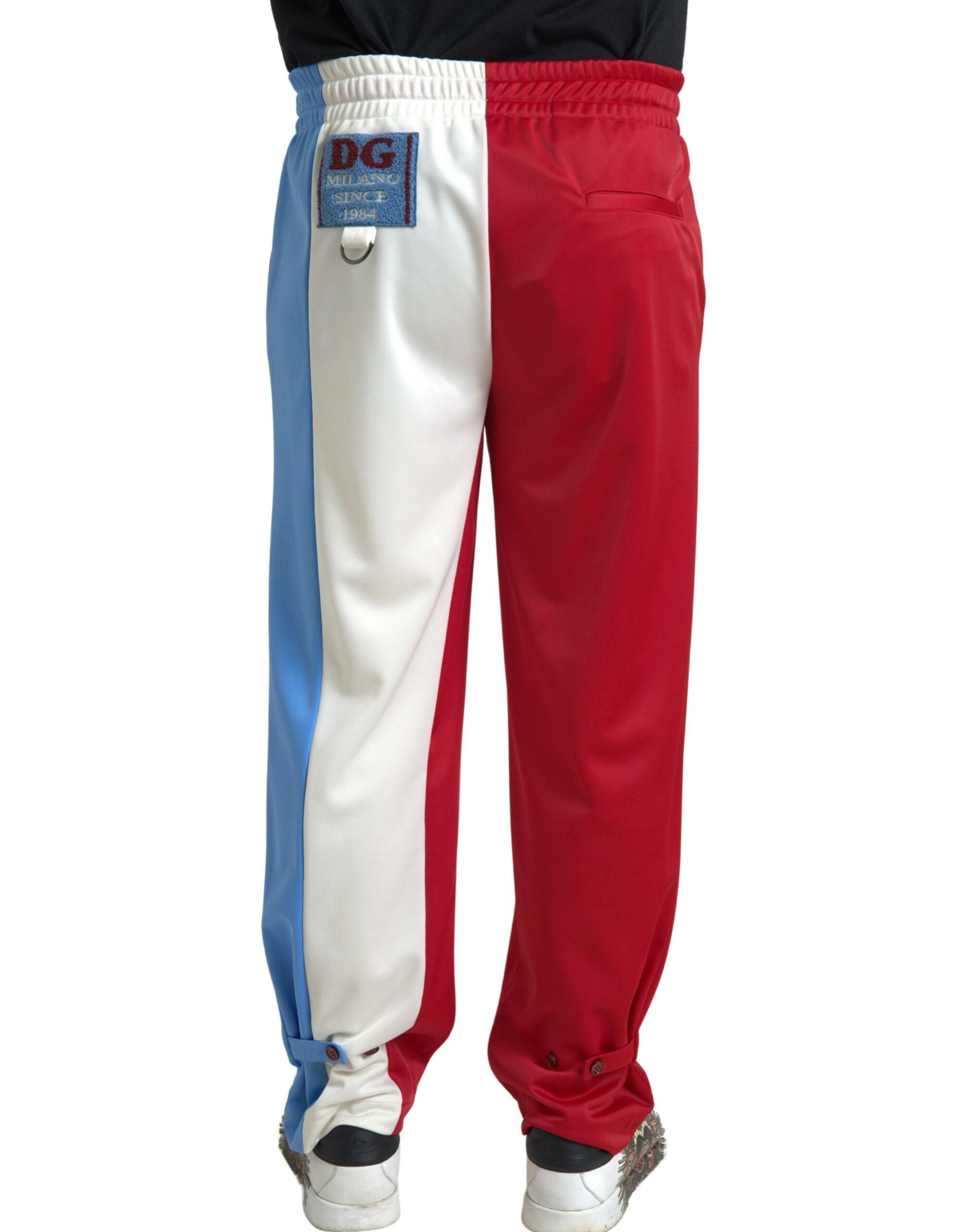 Dolce & Gabbana Multicolor Polyester Herren Sweatpants Hosen