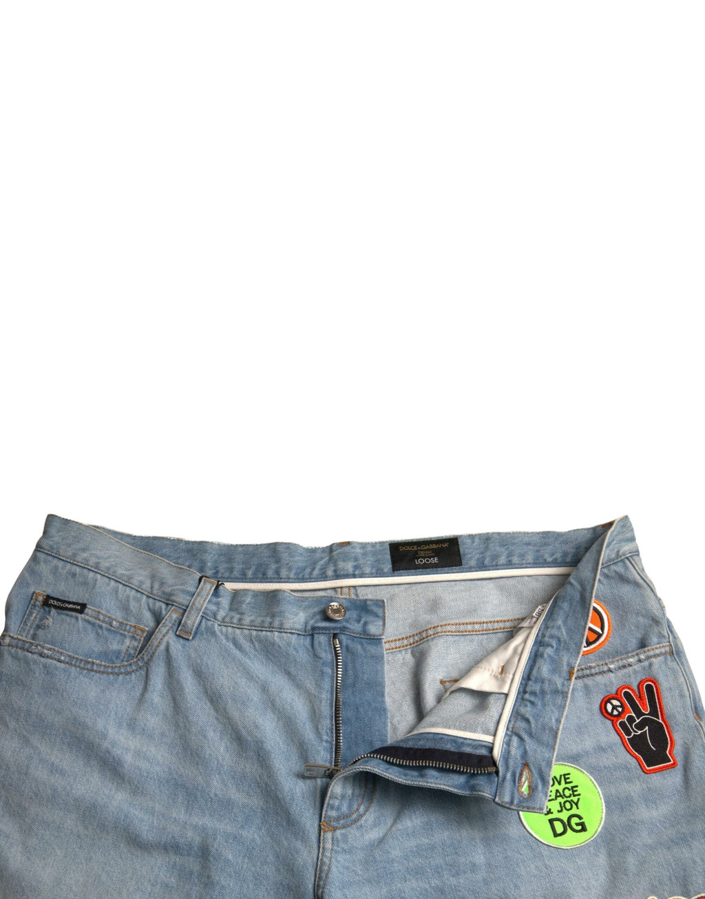 Dolce & Gabbana Light Blue Cotton Men's Bermuda Denim Shorts