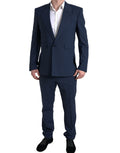 Dolce & Gabbana Blue 2-Piece Single-Breasted SICILIA Suit
