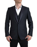 Dolce & Gabbana Blauer 2-teiliger einreihiger MARTINI Anzug
