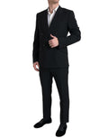 Dolce & Gabbana Black 2-piece Double-Breasted SICILIA Suit