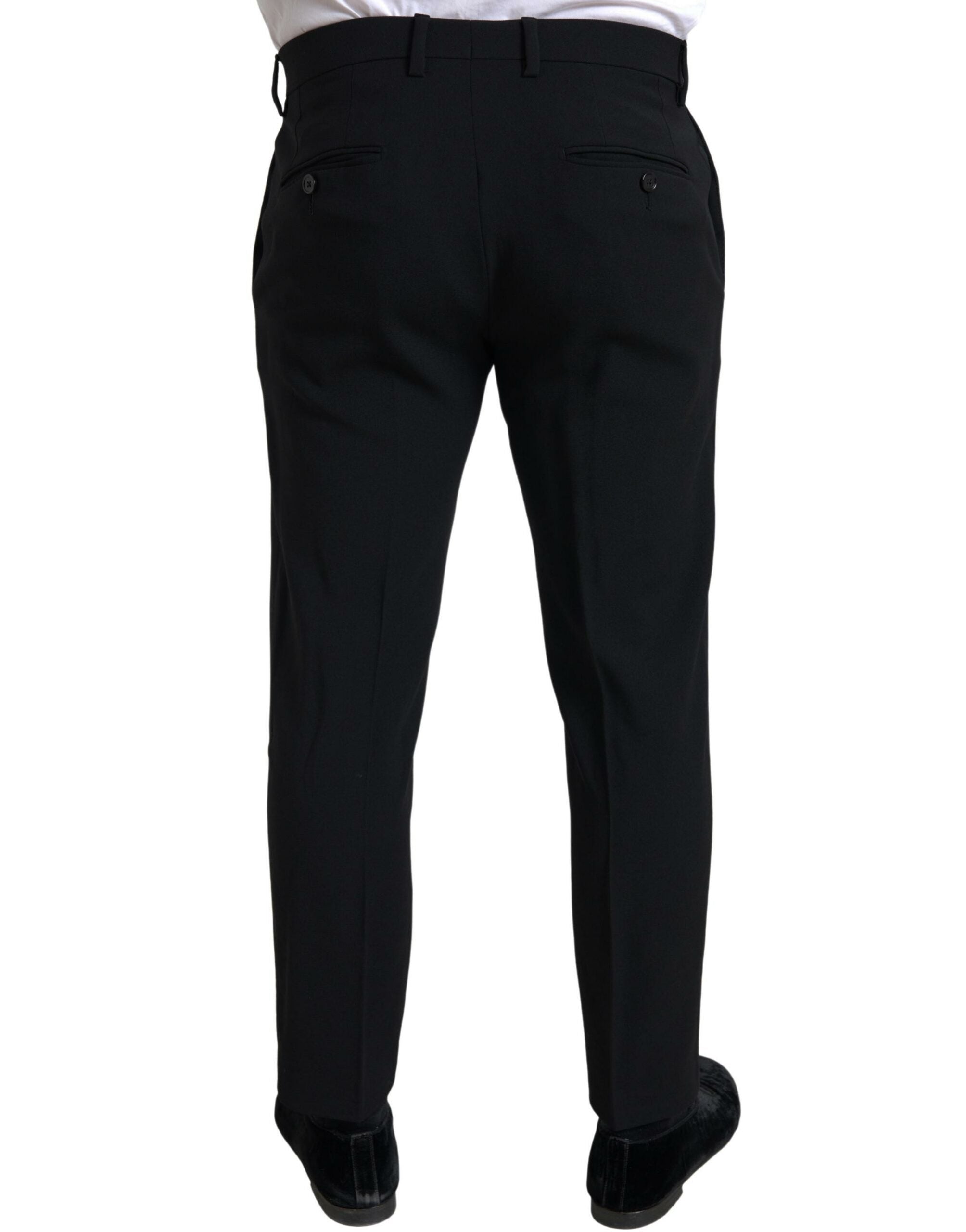 Dolce & Gabbana Black 2-piece Double-Breasted SICILIA Suit