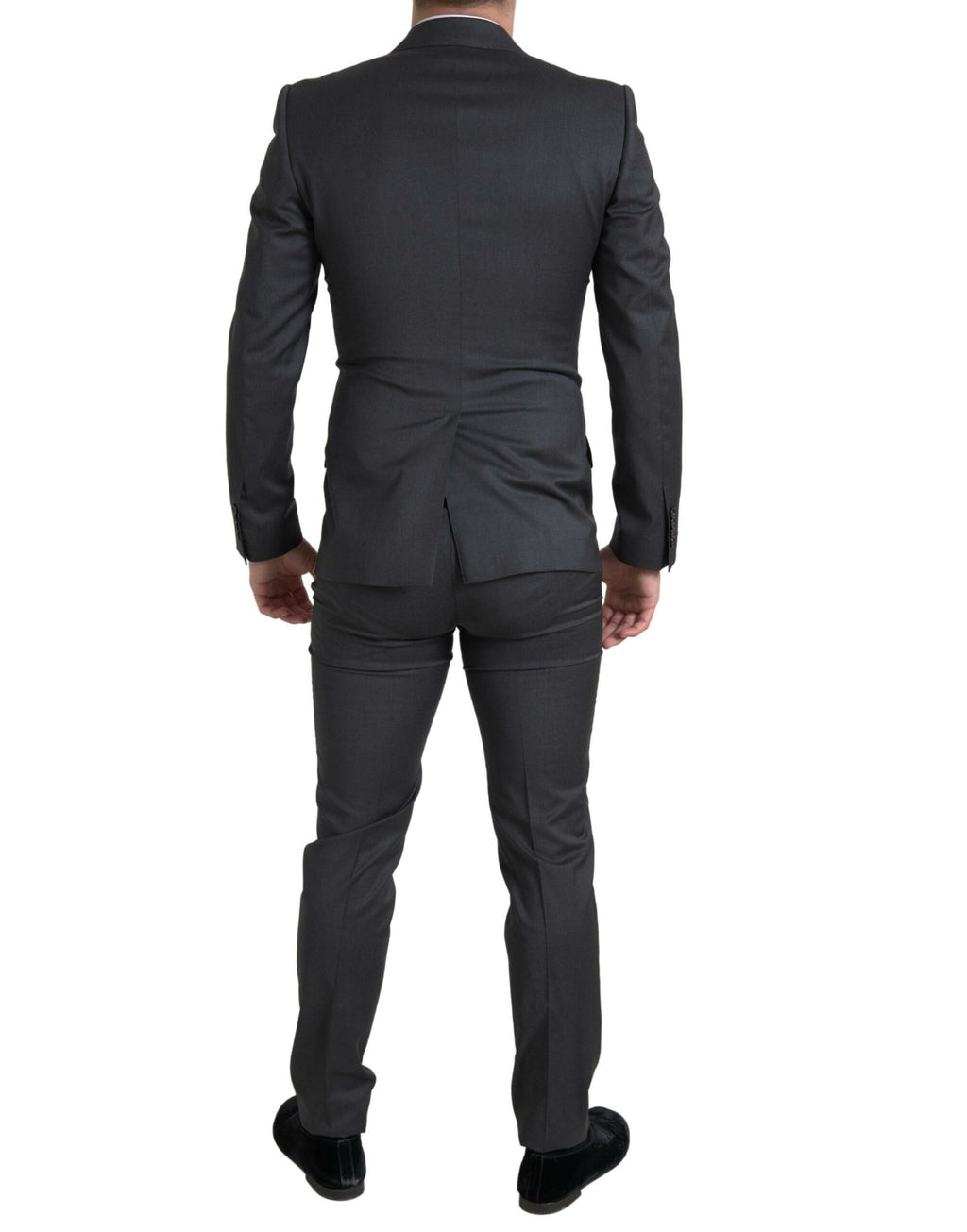 Dolce & Gabbana Grey Double-Breasted 2-Piece SICILIA Suit